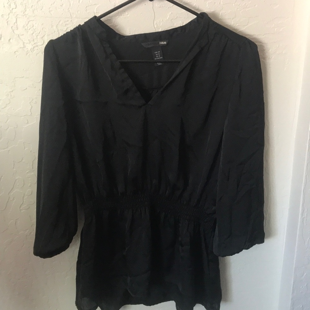 Dressy black half sleeve